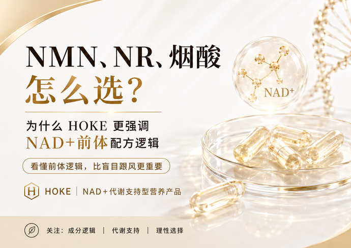 NMN、NR、烟酸怎么选？为什么HOKE更强调NAD+前体配方逻辑